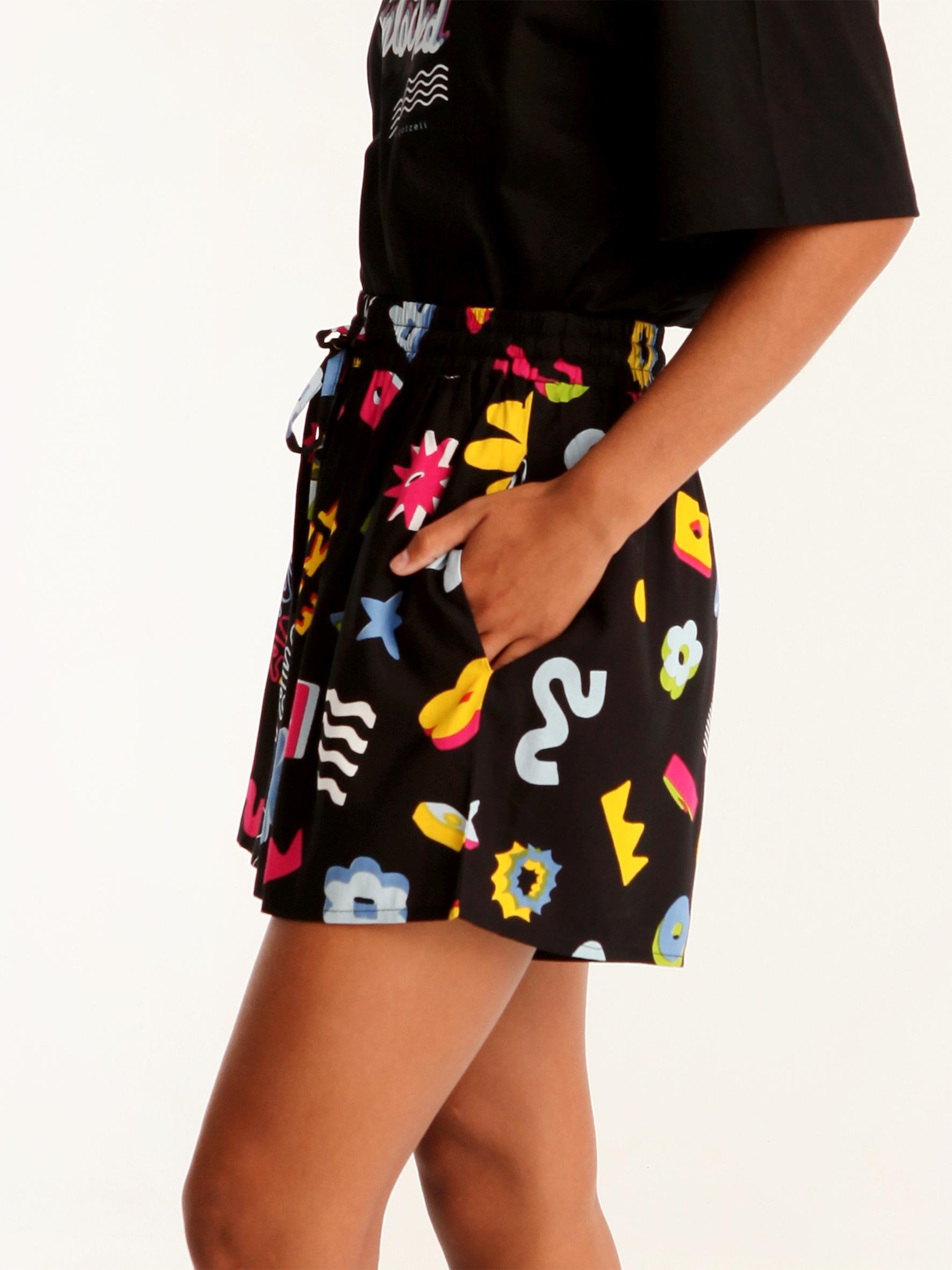 Women’s More Amor Pop Graphic High Rise Resort Shorts - view 4