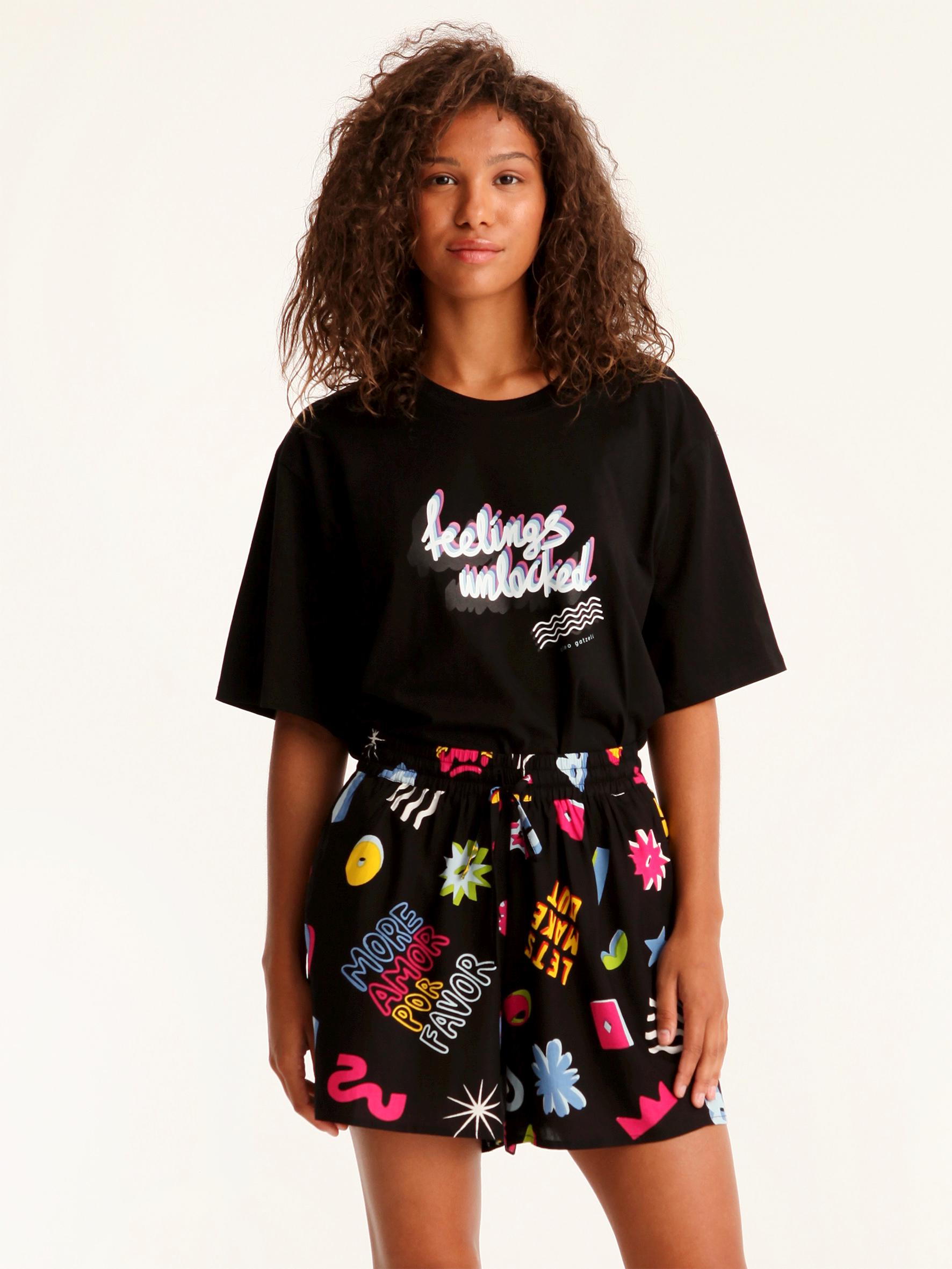 Women’s More Amor Pop Graphic High Rise Resort Shorts - alternate view